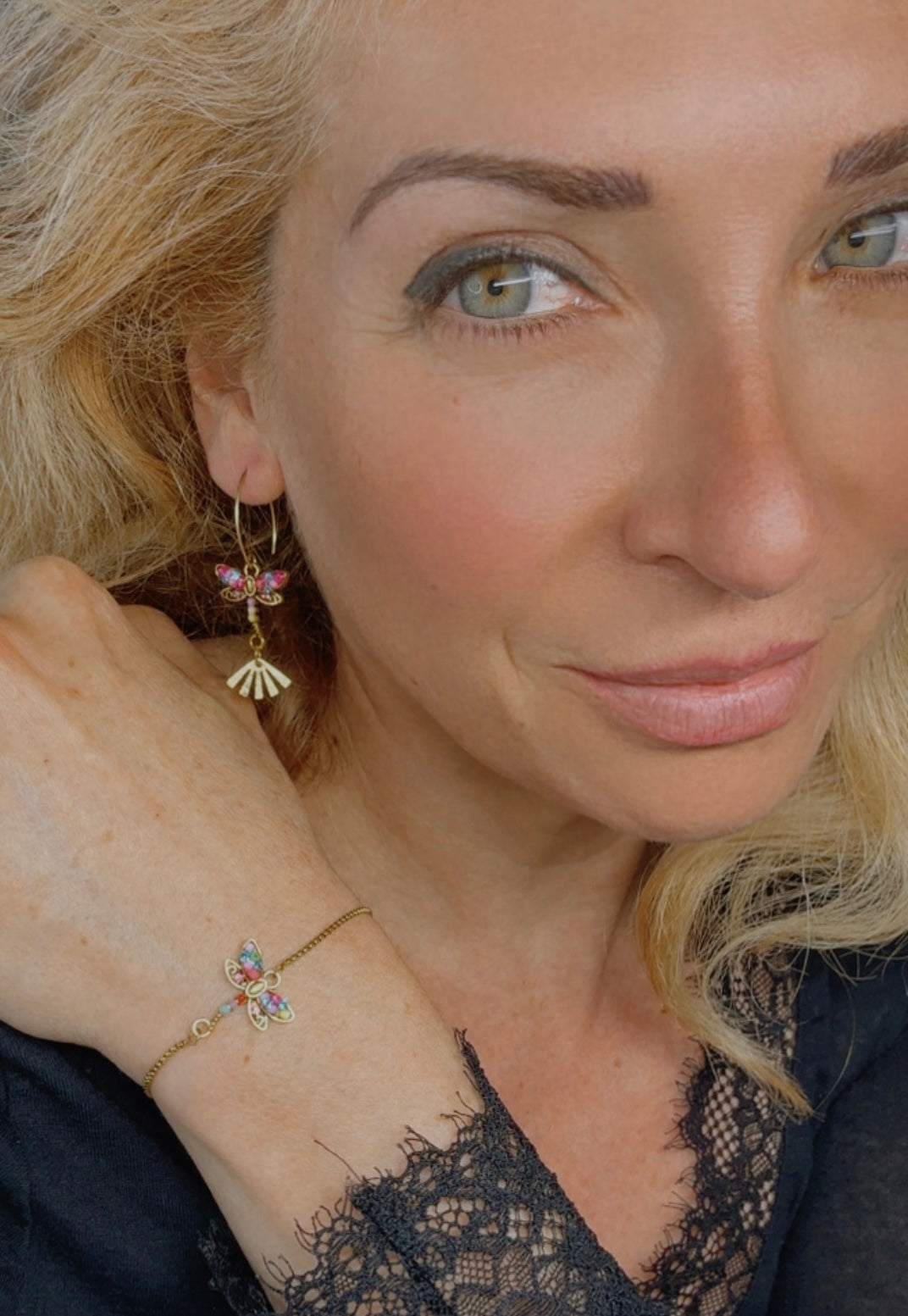 boucles d'oreilles DRAGONFLY