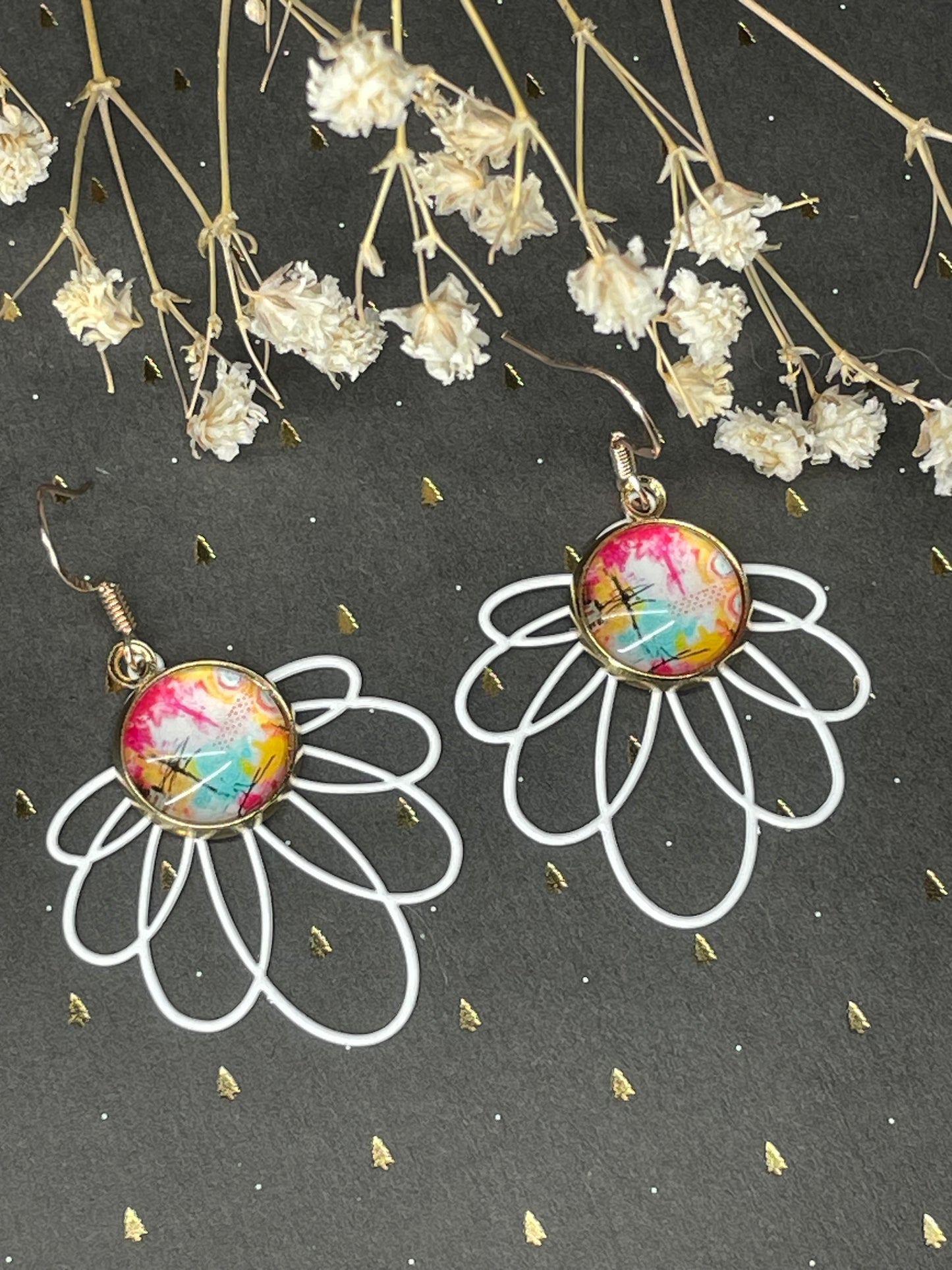 boucles d'oreilles firework