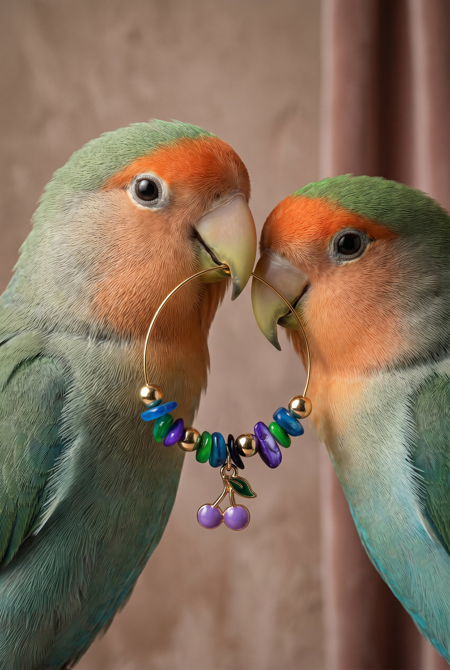 boucles d'oreilles PARROT