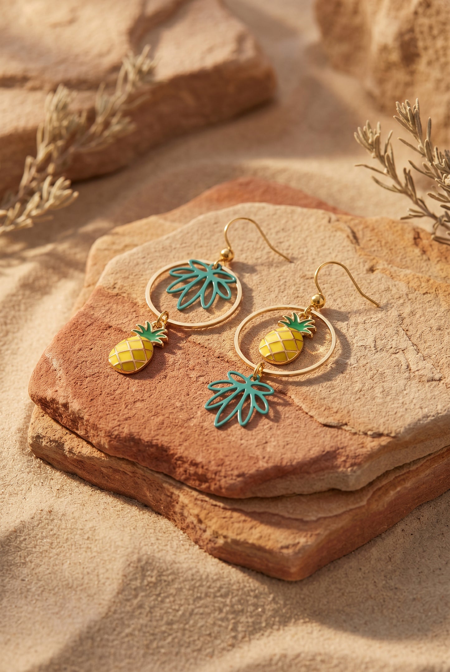 boucles d'oreilles ANANAS