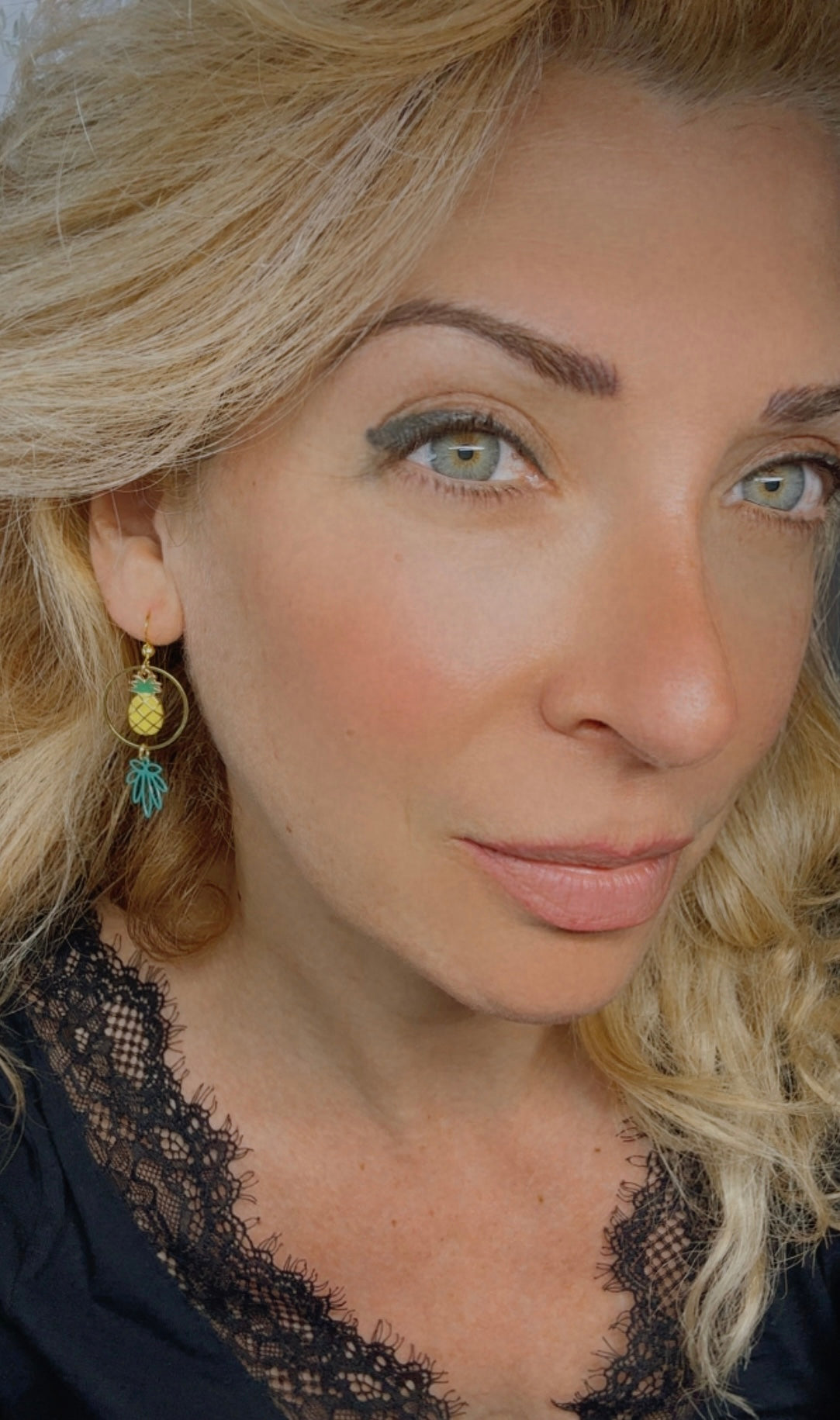 boucles d'oreilles ANANAS