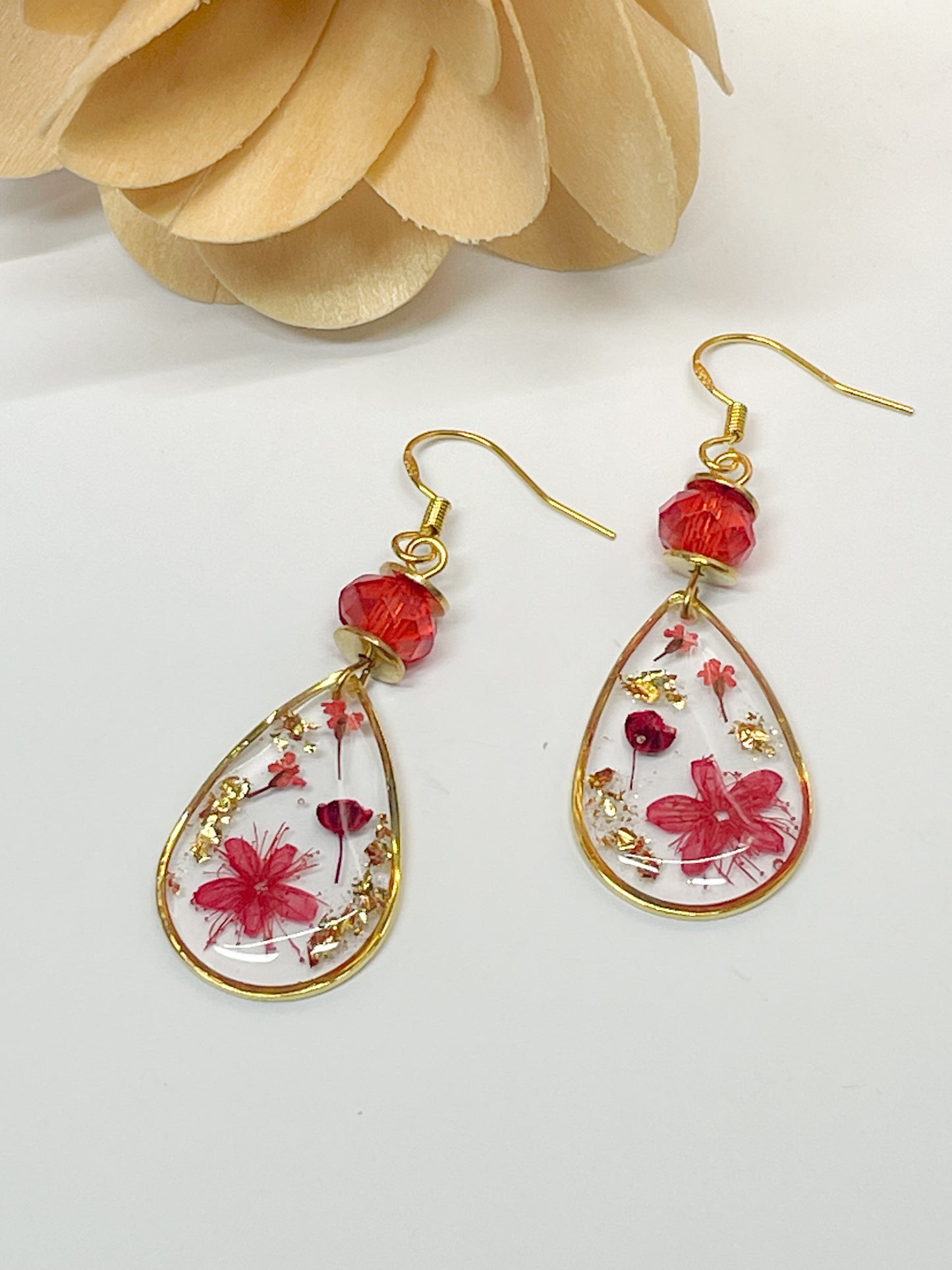 boucles d'oreilles Flower